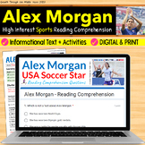 Alex Morgan Soccer Star: Reading Comprehension (Digital & Print)