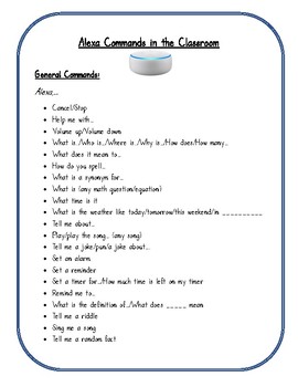 Commands the Classroom by Mrs Chambe TPT