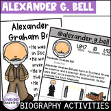 Alexander Graham Bell Biography Activities, Flip Book, & R