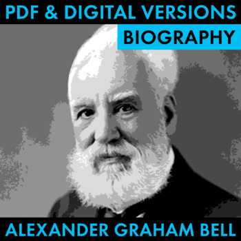 Preview of Alexander Graham Bell Biography Research Organizer, Biography PDF & Google Drive