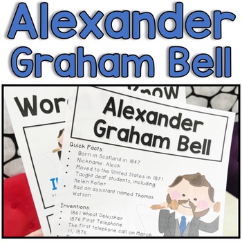 Preview of Alexander Graham Bell Inventions, Facts and Timelines