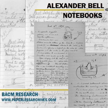 Preview of Alexander Graham Bell Notebooks