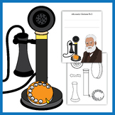 Alexander Graham Bell and Inventor Telephone craft | Writi