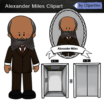 Preview of Alexander Miles Inventor Clipart