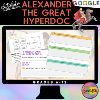 Preview of Alexander The Great Hyperdoc 