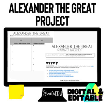 Preview of Alexander The Great Project Ancient Greece