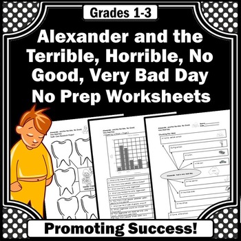 Preview of Book Companion Alexander and the Terrible Horrible No Good Very Bad Day Sub Plan