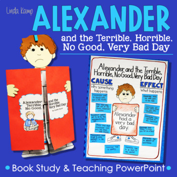 Preview of Alexander Terrible, Horrible, No Good, Very Bad Day Activities & PowerPoint