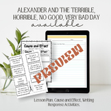 Alexander and the Terrible Horrible No Good Very Bad Day L