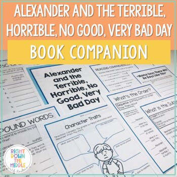 Preview of Alexander and the Terrible, Horrible, No Good, Very Bad Day Book Companion