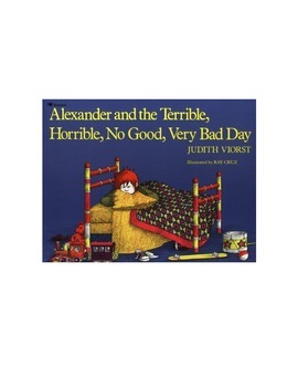 Preview of Alexander and the Terrible, Horrible, No Good, Very Bad Day Sequencing Activity