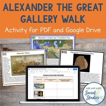 Preview of Alexander the Great Activity | Gallery Walk for PDF and Google Drive