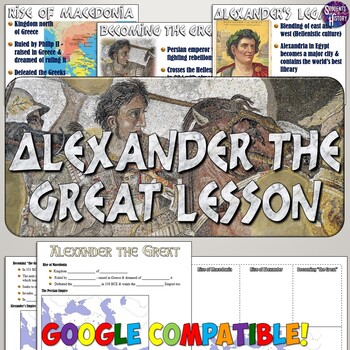 Preview of Alexander the Great PowerPoint Lesson Activity for Ancient Greece