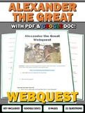 Alexander the Great - Webquest with Key (Google Doc Included)