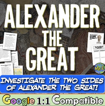 Preview of Alexander the Great in Ancient Greece DBQ Inquiry Investigation Activity