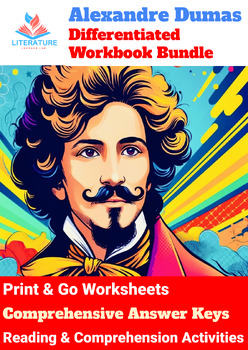 Preview of Alexandre Dumas Differentiated Workbooks (3-Product Bundle)