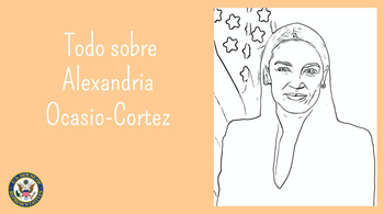 Preview of Alexandria Ocasio-Cortez Digital Biography en Español (Hispanic Heritage Month)