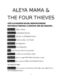 Aleya mama and the four thieves play