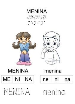 Preview of Alfabetização de surdos - Método das 28 palavras (Menina e Menino)
