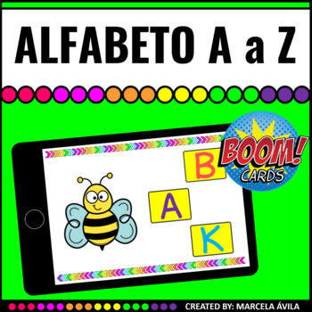 Preview of Alfabeto Boom Cards™ Atividade Digital Português