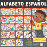 Alfabeto Español Clipart Bundle {Spanish Alphabet}