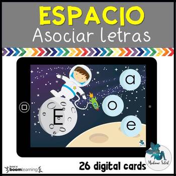 Preview of Alfabeto : asociar letras mayúsculas y minúsculas Spanish Boom cards