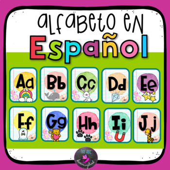 Alfabeto en español - letra de imprenta / Spanish Alphabet | TpT