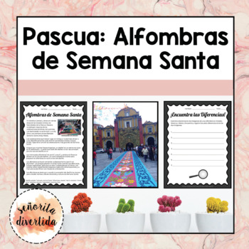 Preview of Pascua: Alfombras de Semana Santa Activity