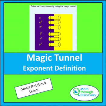 Preview of Alg 1 - Magic Tunnel - Exponent Definition