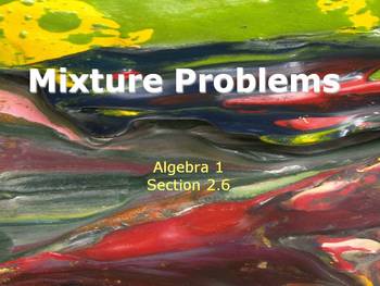 Preview of Alg 1 -- Mixture Problems