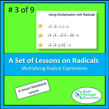 Preview of Alg 1 - Multiplying Radical Expressions