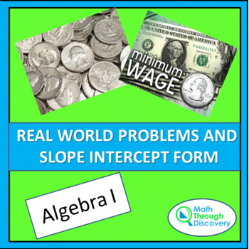 slope intercept form real life examples