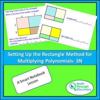 Preview of Alg 1 - Setting up the Rectangle Method  for Multiplying Polynomials - SN