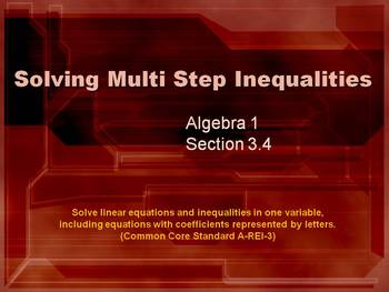 Preview of Alg 1 -- Solving Multi-Step Inequalities