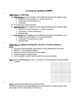 Preview of Alg 2 Rational Functions Scripts