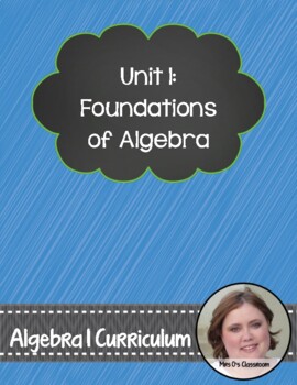 Preview of Alg1 Foundations of Algebra Unit: Notes, Homework, Quizzes, Study Guide, Test