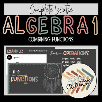 Preview of Algbera 1 Lesson - Combining Functions