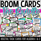 Algebra 1 & 2 BOOM CARDS BUNDLE Digital Task Cards