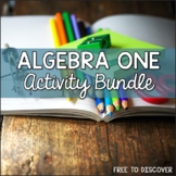 Algebra 1 Activities Growing Bundle