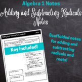 Algebra 1 | Adding and Subtracting Radicals and Roots | No