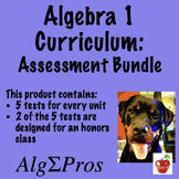 Algebra 1. Assessment Bundle