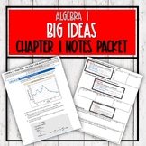 Algebra 1 Big Ideas - Chapter 1 Notes Packet