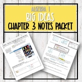 Algebra 1 Big Ideas - Chapter 3 Notes Packet