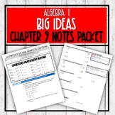 Algebra 1 Big Ideas - Chapter 9 Notes Packet