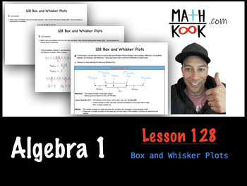 Preview of Algebra 1 - Box and Whisker Plots (128)