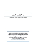 Solving Systems~Algebra 1 Ch 5 Student Notes~Big Ideas Aligned