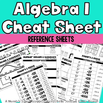 Preview of Algebra 1 Cheat Sheet- A comprehensive reference sheet