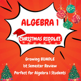 Algebra 1 Christmas Activity BUNDLE