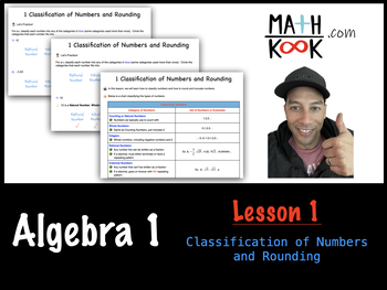 Preview of Algebra 1 - Classification of Numbers and Rounding (1)