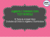 Algebra 1 Common Core Test Bundle